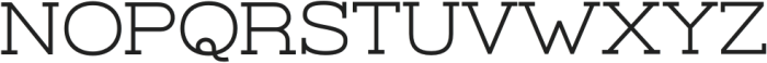 MTF Slab Type otf (400) Font UPPERCASE