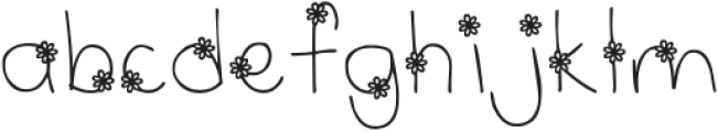 MTF Wildflower otf (400) Font UPPERCASE