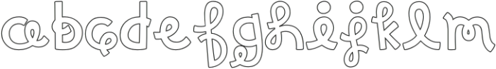 MTFBirthdayBash-Outline otf (400) Font UPPERCASE