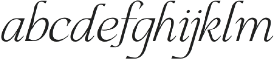 MTQeyemour-Italic otf (400) Font LOWERCASE