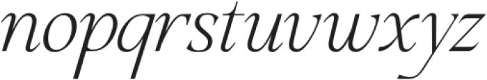 MTQeyemour-Italic otf (400) Font LOWERCASE