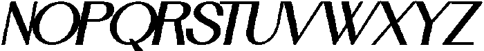 MTSCelore-BlackItalic otf (900) Font UPPERCASE