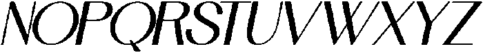 MTSCelore-Italic otf (400) Font UPPERCASE