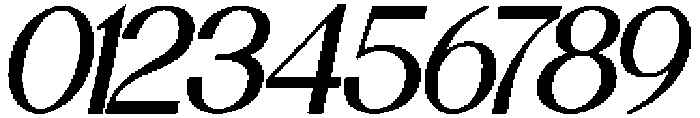MTSCelore-SemiBoldItalic otf (600) Font OTHER CHARS