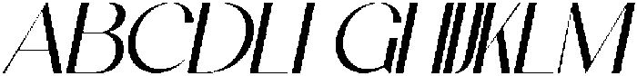 MTSCelore-ThinItalic otf (100) Font UPPERCASE