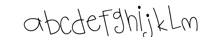 MTF Notebook Font LOWERCASE