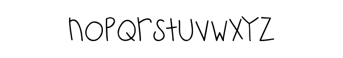 MTF Playtime Font LOWERCASE
