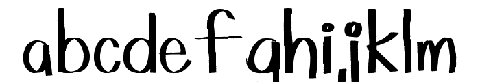 mtf_sketchie Font LOWERCASE