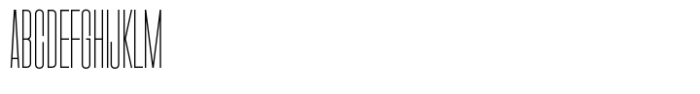 MT Crisiant Thin Font UPPERCASE