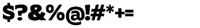 MTC Gilcho Black Font OTHER CHARS