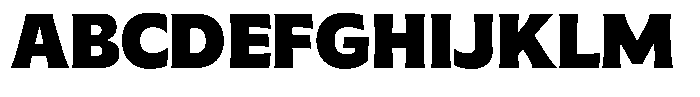 MTC Gilcho Black Font UPPERCASE