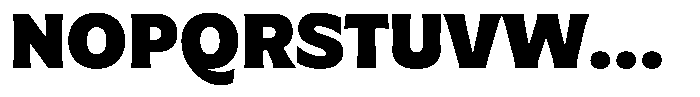 MTC Gilcho Black Font UPPERCASE