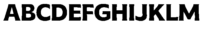 MTC Gilcho Bold Font UPPERCASE