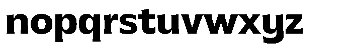 MTC Gilcho Bold Font LOWERCASE