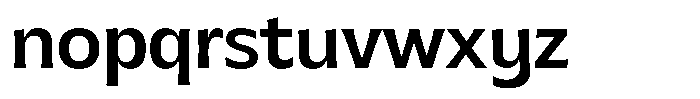 MTC Gilcho Medium Font LOWERCASE
