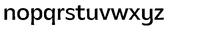 MTC Gilcho Regular Font LOWERCASE