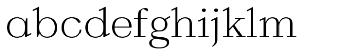 MTC Maglita Extra Light Font LOWERCASE