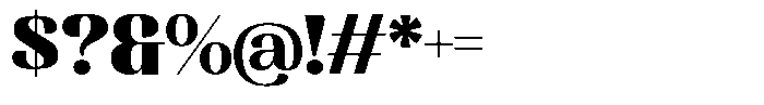 MTC Rachstela Black Font OTHER CHARS