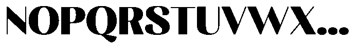MTC Rachstela Black Font UPPERCASE