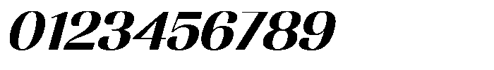 MTC Rachstela Bold Slant Font OTHER CHARS