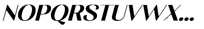MTC Rachstela Bold Slant Font UPPERCASE