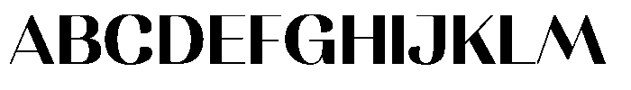 MTC Rachstela Bold Font UPPERCASE