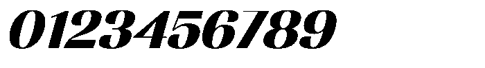 MTC Rachstela Heavy Slant Font OTHER CHARS