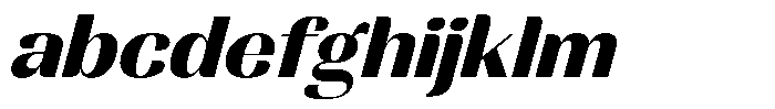 MTC Rachstela Heavy Slant FONT