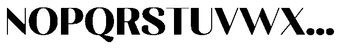 MTC Rachstela Heavy Font UPPERCASE