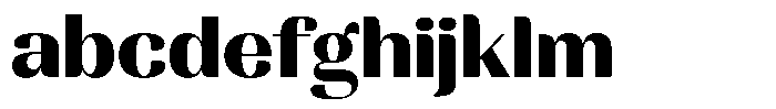 MTC Rachstela Heavy FONT