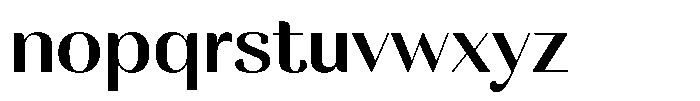 MTC Rachstela Medium Font LOWERCASE