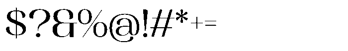 MTC Rachstela Regular Font OTHER CHARS