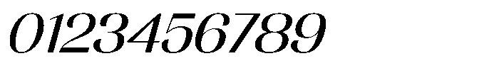 MTC Rachstela Slant Font OTHER CHARS