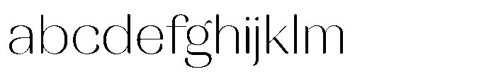 MTC Rachstela Thin FONT