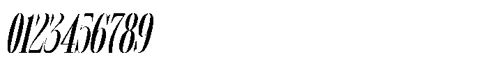 MTC Tailrose Italic Font OTHER CHARS