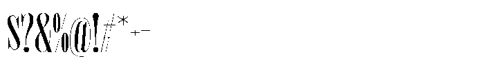 MTC Tailrose Regular Font OTHER CHARS