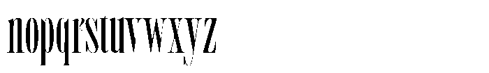 MTC Tailrose Regular Font LOWERCASE