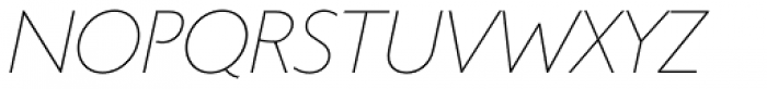 MTT Roma Thin Italic Font UPPERCASE