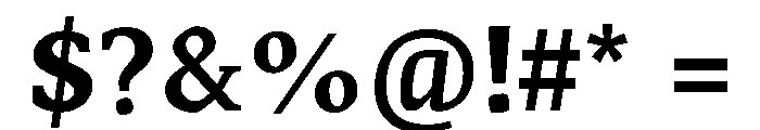 MTArchi Bold Font OTHER CHARS