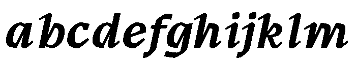 MTArchi BoldItalic FONT
