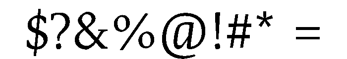 MTArchi Book Font OTHER CHARS