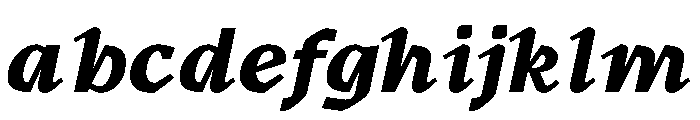 MTArchi ExtraBoldItalic FONT