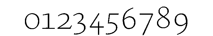 MTArchi ExtraLight Font OTHER CHARS