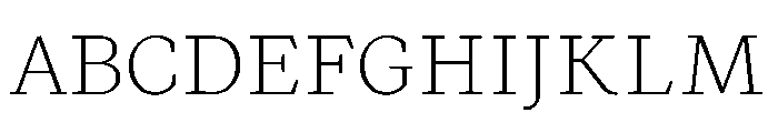 MTArchi ExtraLight Font UPPERCASE