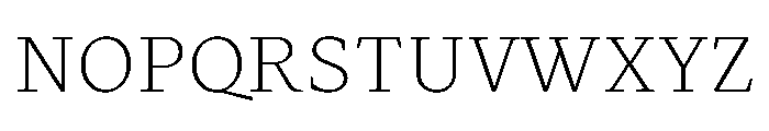 MTArchi ExtraLight Font UPPERCASE