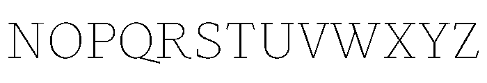 MTArchi Hairline Font UPPERCASE