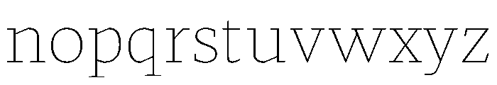 MTArchi Hairline Font LOWERCASE