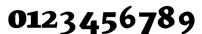 MTArchi Heavy Font OTHER CHARS