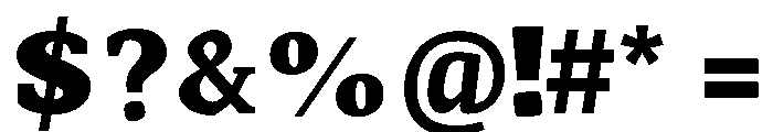 MTArchi Heavy Font OTHER CHARS