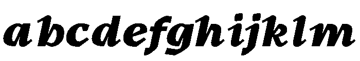 MTArchi HeavyItalic FONT